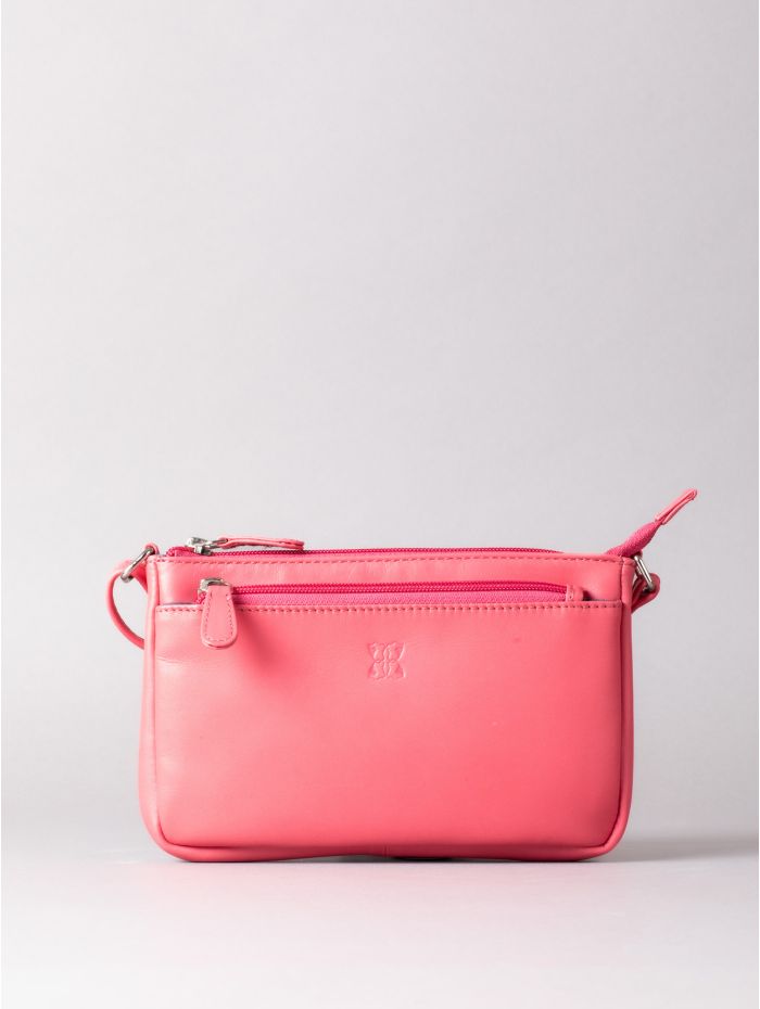 Enderlea Small Leather Cross Body Bag in Pink