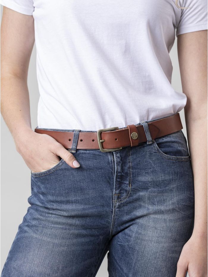 Lakeland Icon Leather Belt in Tan