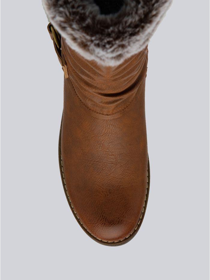 Lotus Riviera Knee High Boots in Tan