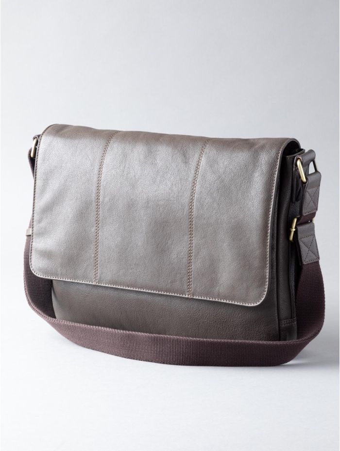 Lakeland Leather Keswick Leather Sling Bag in Brown