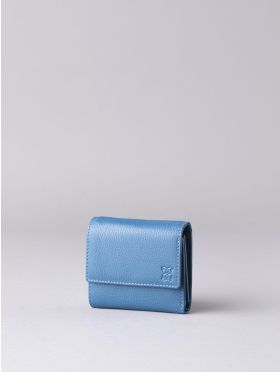 Arnside Small Leather Purse in Reef Blue