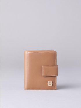 Rickerlea Small Leather Purse in Cognac